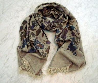 Multicolor Silk Cashmere Jacquard Scarves