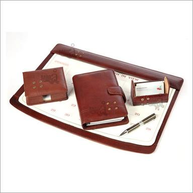 Brown Leather Desk Accessories