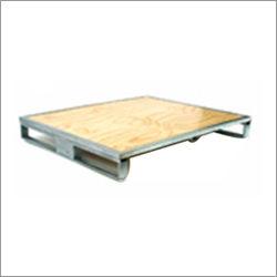 Silver Steel Plywood Pallets