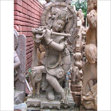 Sculpture Sandstone Krishna Statue