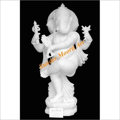Eco-Friendly Marble Dancing Ganesha Statue