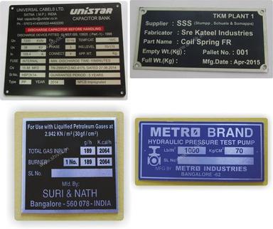 Any Metal Serial Number Labels