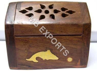 Brown Wooden Insence Boxes