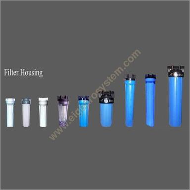 White And Blue Water Filter Housing