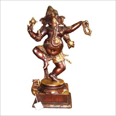 Durable Dancing Bronze Ganesha Statue