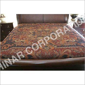 Jacquard Woolen Bed Cover