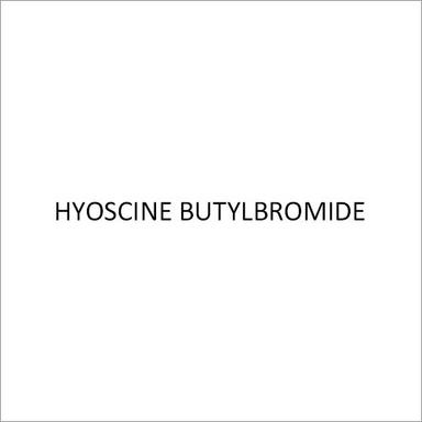 Hyoscine Butylbromide Application: Pharmaceutical Industry
