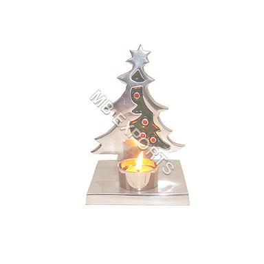 Polishing Christmas Tree Candle Holder