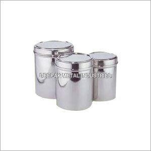 Silver Stainless Steel Canisters