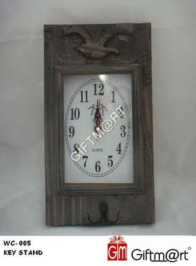 Brown Portable Wall Clock