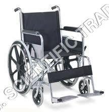 Black & Silver Wheel Chair
