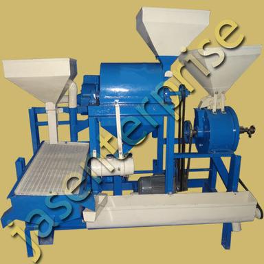 Blue Mini Dal Mill Machine