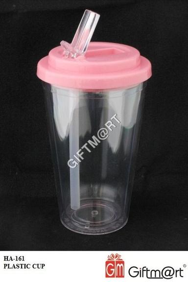 Pink And Transparent Coffee Cup