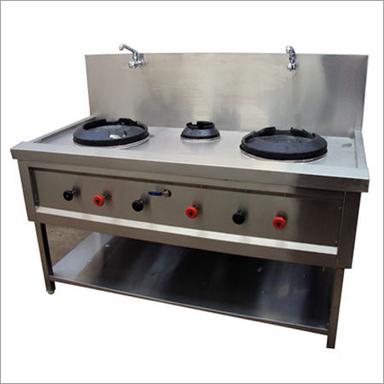 Stainless Steel Gas Stove - Color: Silver