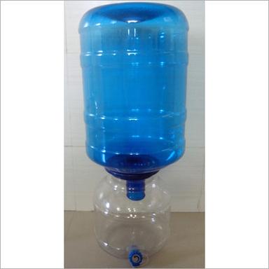 Blue Pet Jar Plastic Dispenser Set