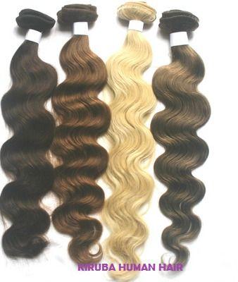 Black & Golden & Brown Colored Hair Wigs