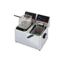 Stainless Steel Electric Fryer Double