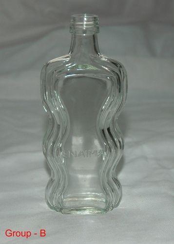 Transparent Hair Oil Bottle