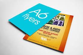 Orange And Sky Blue Flyers Printing