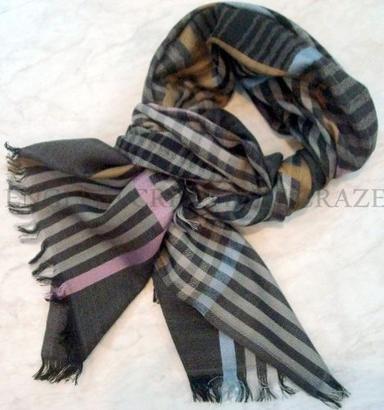 Multicolor Silk Wool Check Men Scarf Manufacturers