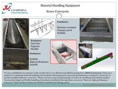 Cream Metal Belt Conveyors