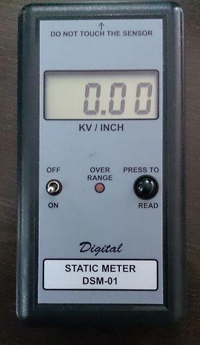 Grey And Black Digital Static Charge Meter