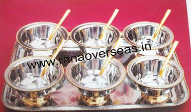 Silver Ice Cream Cups