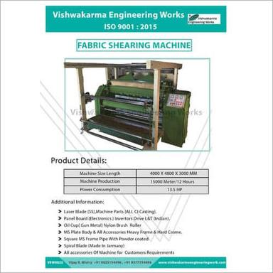 Automatic Fabric Shearing Machine