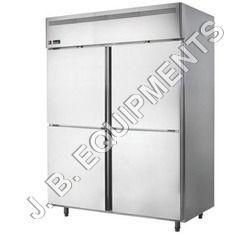 Silver Commercial Refrigerator