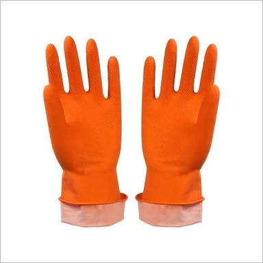 Orange & Black Rubber Palm Gloves