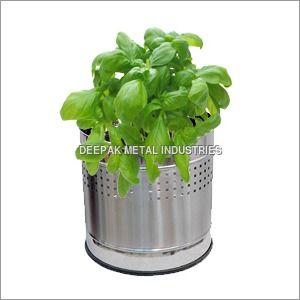 Silver Stainless Steel Planter