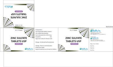 10Mg  Zinc Sulfate Tablets Medicine Raw Materials