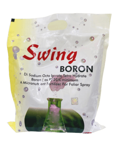 Swing (Boron 20%) Micronutrient Mixed Fertilizer Ash %: < 1%