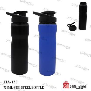 Black And Blue Flip Cap Sipper Bottle
