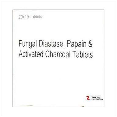 Fungal Diastase Papain And Activated Charcoal Tablets Capsules