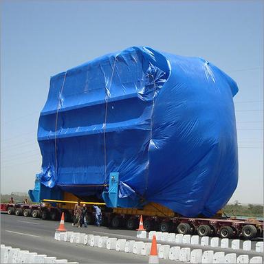 Boiler on Hydraulic Trolley En Route to Jetty