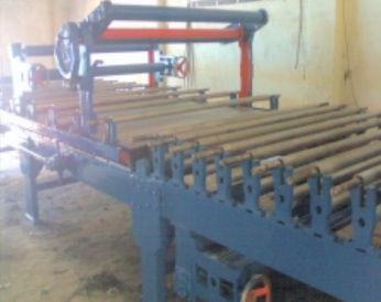 Blue Double Baker Corrugated Box Making Plant