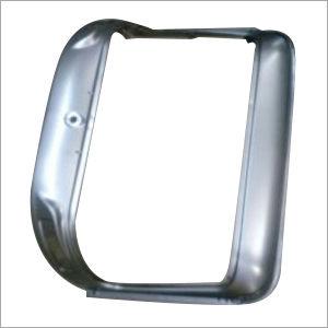 Silver Bajaj Auto Rickshaw Frame Windshield