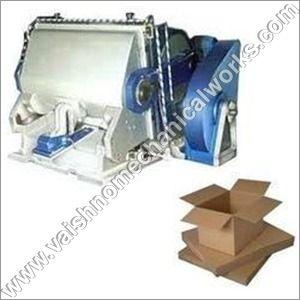 Silver And Blue Die Punching Machine