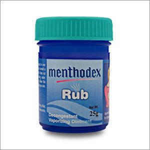 Ayurvedic Medicine Menthodex Decongestant Vaporizing Ointment