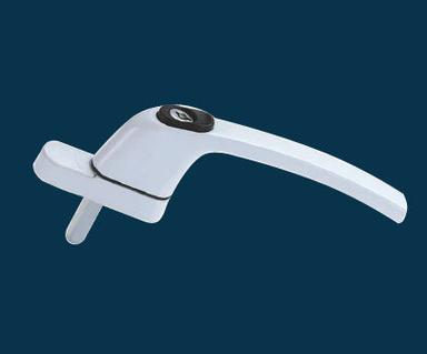 White Upvc Casement Window Handle With Key