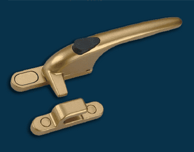 Gold Window Handle Button Type