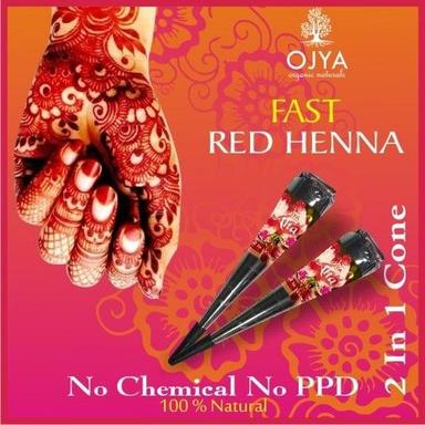 Red Black Dollar Henna Cone