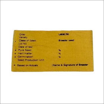 Breeder Seed Tag