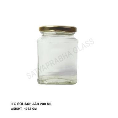 Transparent 200 Gm Protein Jar