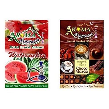 Desi Karigar Aroma Happiness Hookah Flavor - Pack of 2 (Watermelon - 50 g, Choco Mazaa - 50 g)