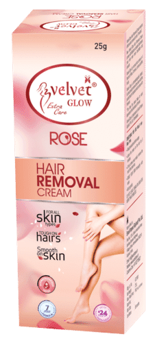 Velvet Glow Hair Removal Cream(Rose) Age Group: 16 Year And Above
