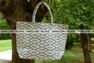 As Shown In Picture Cotton Canvas Handbags