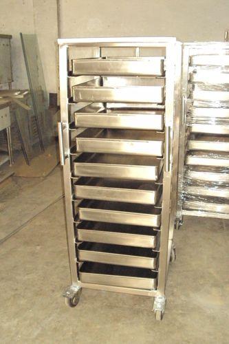 Stainless Steel Tray Rack Trolley - Automatic Grade: Fully Automatic
