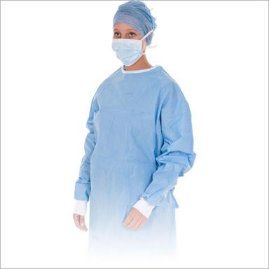 Blue Disposable Surgical  Gown